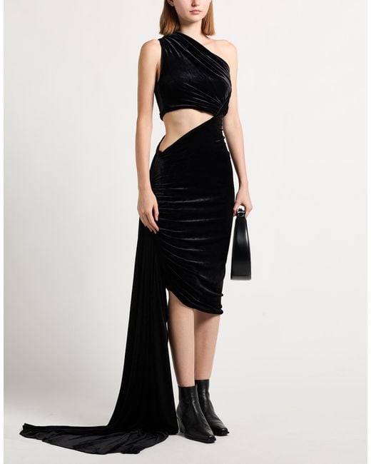 Robe courte Rick Owens en coloris Black