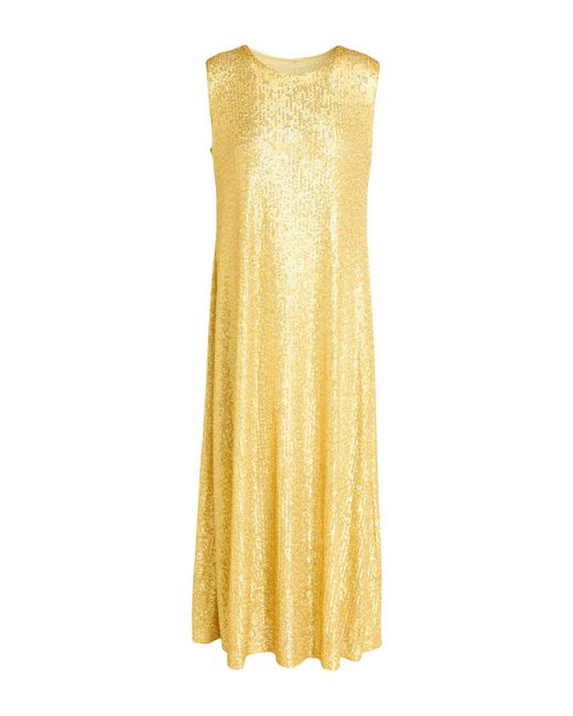 Norma Kamali Yellow Midi Dresses