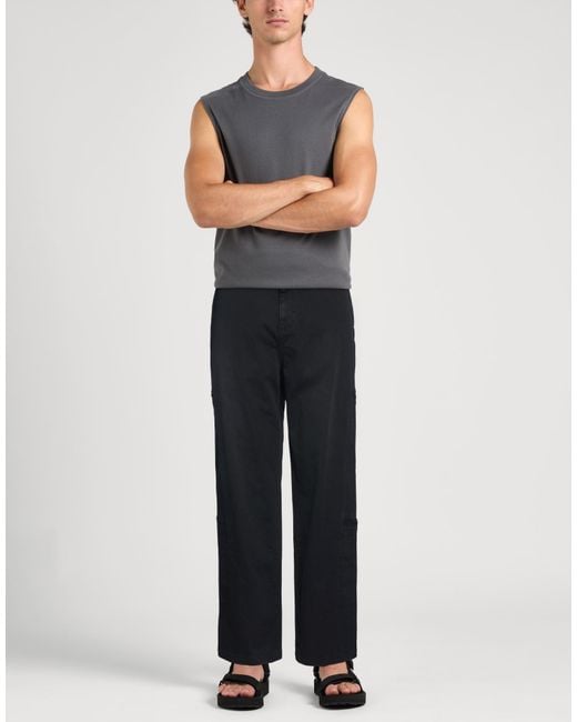 Represent Blue Midnight Pants Cotton, Elastane for men