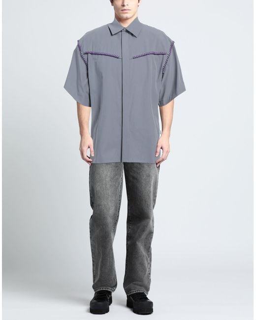 MSGM Blue Shirt for men
