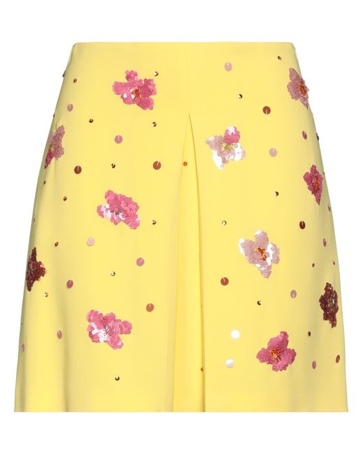 Marni Yellow Mini Skirt