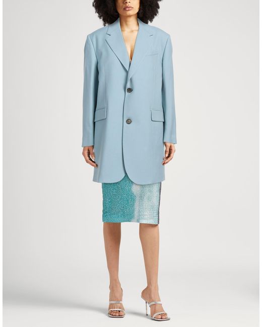 AMI Blue Sky Blazer Virgin Wool
