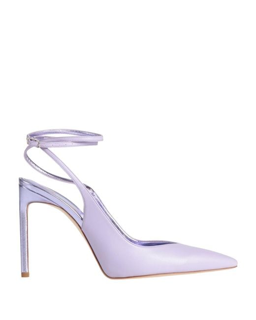 Bettina Vermillon White Lilac Pumps Rubber, Leather