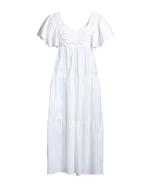 Jijil White Maxi Dress