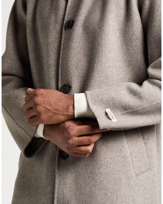 Paltò Gray Coat for men