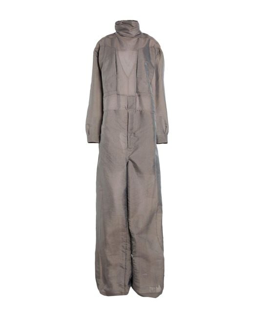 Rick Owens Gray Jumpsuits