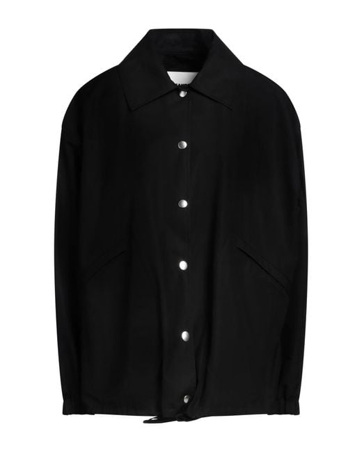 Jil Sander Black Jacket Cotton