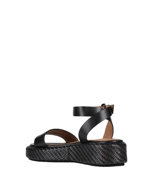 Emporio Armani Black Sandals