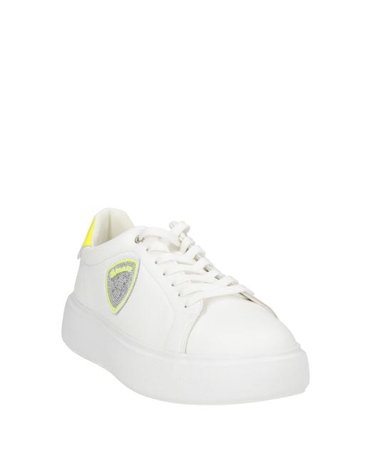 Blauer White Trainers