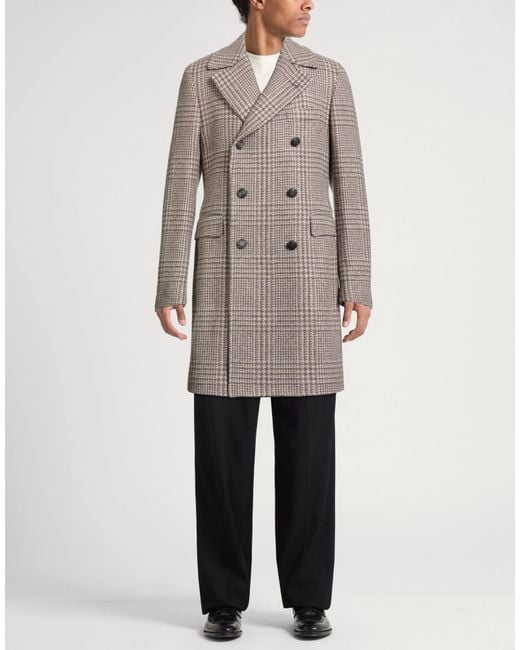 Tagliatore Gray Coat for men