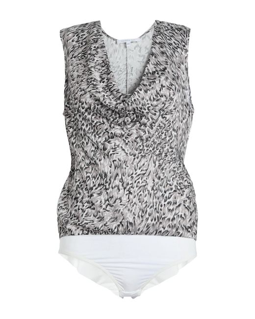Patrizia Pepe Gray Top Viscose