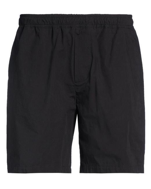 GOLDEN CRAFT 1957 Black Shorts & Bermuda Shorts Cotton, Elastane for men