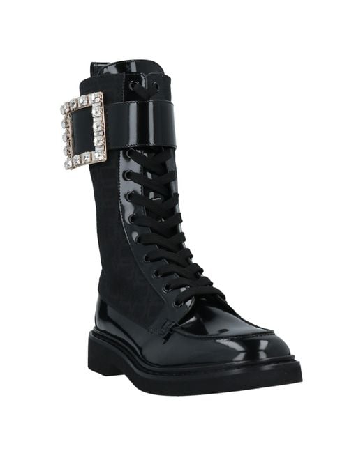 Roger Vivier Black Ankle Boots