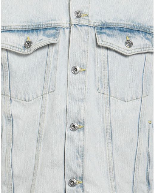 Off-White c/o Virgil Abloh Blue Denim Outerwear for men