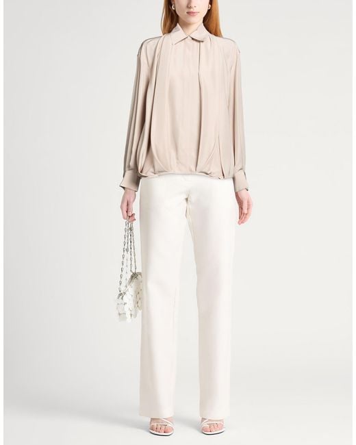 Camisa Loewe de color Natural