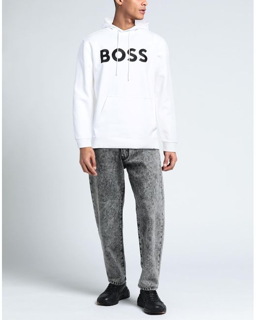 Boss Sweatshirt in White für Herren