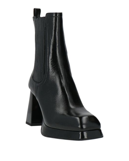 Giorgio Fabiani Black Ankle Boots Leather