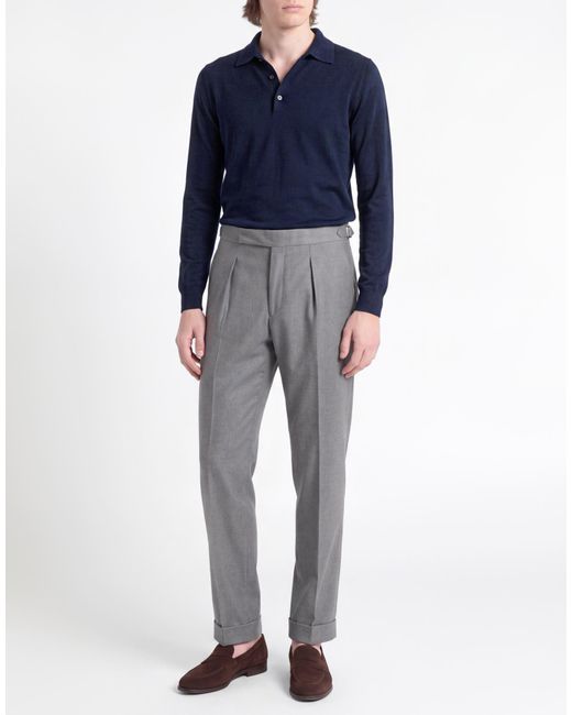 Briglia 1949 Gray Pants Virgin Wool, Elastane for men
