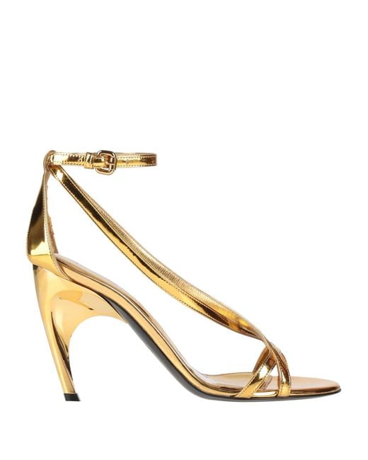McQueen Metallic Sandale