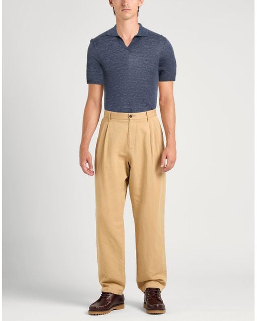 Gran Sasso Blue Sweater Linen for men
