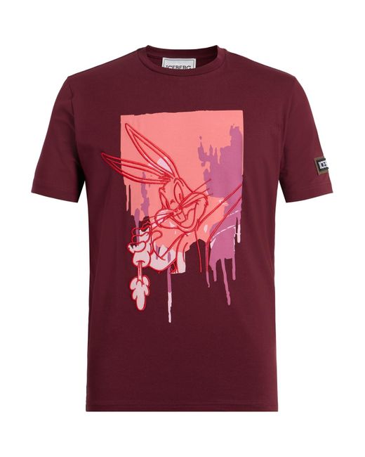 Iceberg Red T-Shirt for men