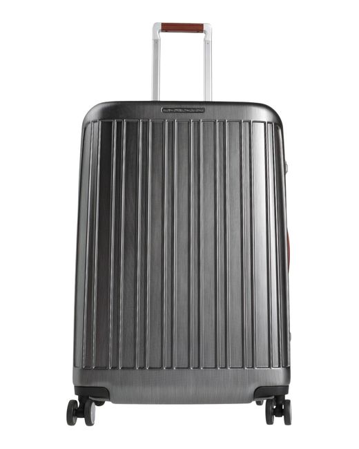 Piquadro Gray Wheeled luggage for men