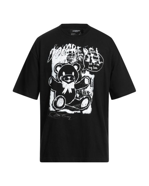 DOMREBEL Black T-shirt for men