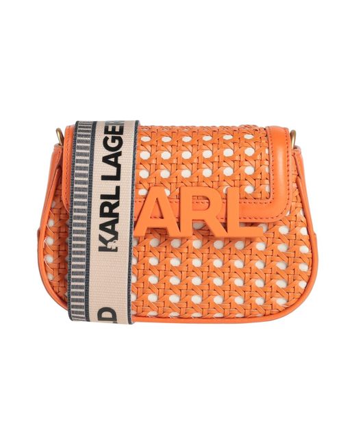 Karl Lagerfeld Crossbody Bag in Orange Lyst