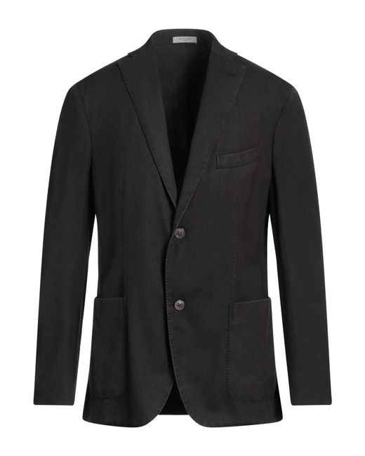 Boglioli Black Blazer Wool for men