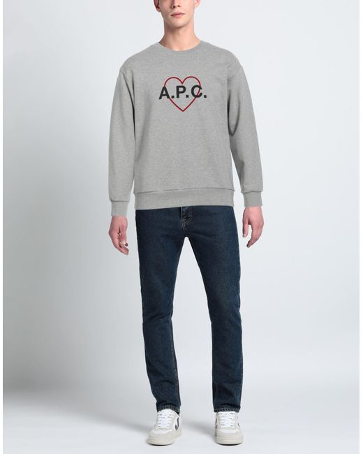 A.P.C. Gray Sweatshirt for men