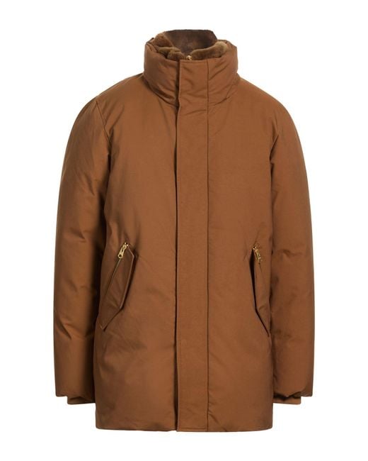 Mackage Brown Camel Jacket Nylon, Polyester for men