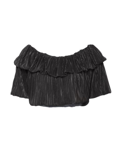 VANESSA SCOTT Black Top Polyester, Elastane