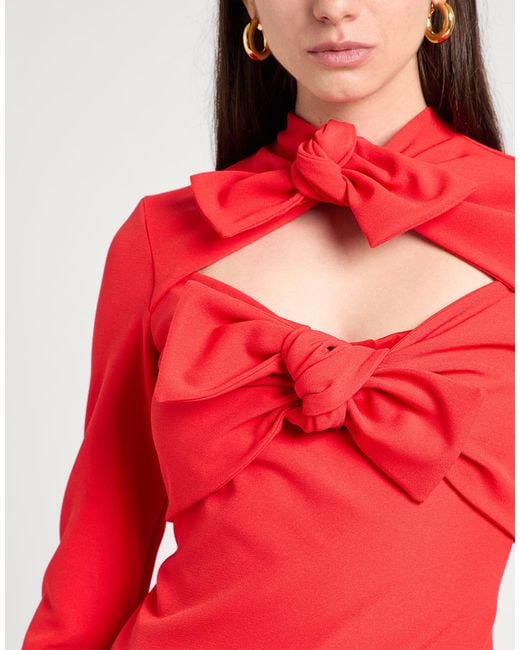 MSGM Red Top Polyester, Elastane