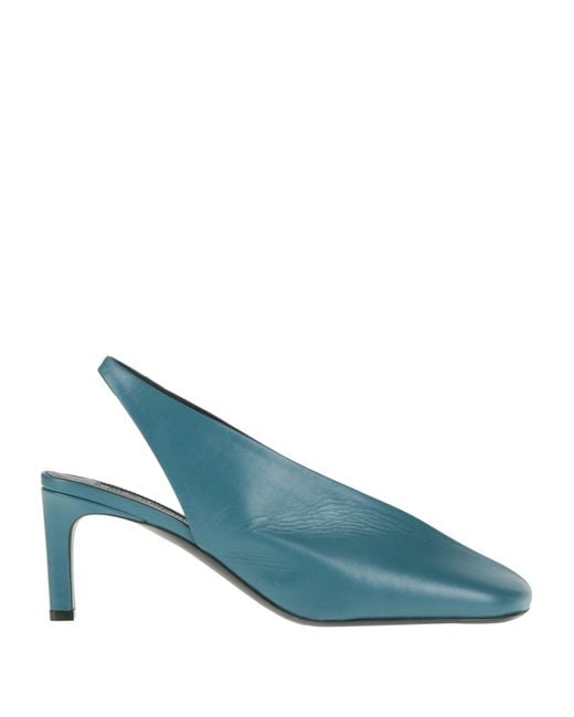 Jil Sander Blue Pumps