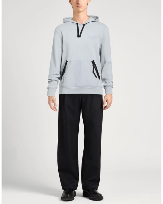 ARMANI EXCHANGE Gray Sweatshirt Cotton, Polyester, Elastane, Polyamide for men