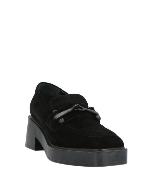 Lorenzo Mari Black Loafers Leather