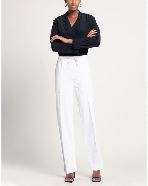 40weft White Pants