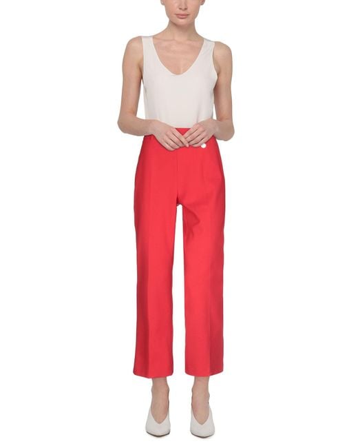 Cristinaeffe Red Pants Elastomultiester