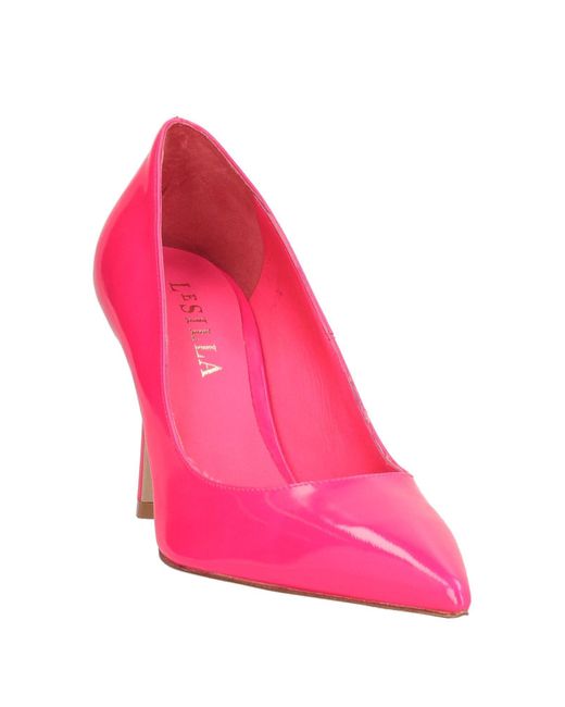 Le Silla Pink Coral Pumps Leather