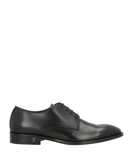 Roberto Cavalli Gray Lace-Up Shoes for men