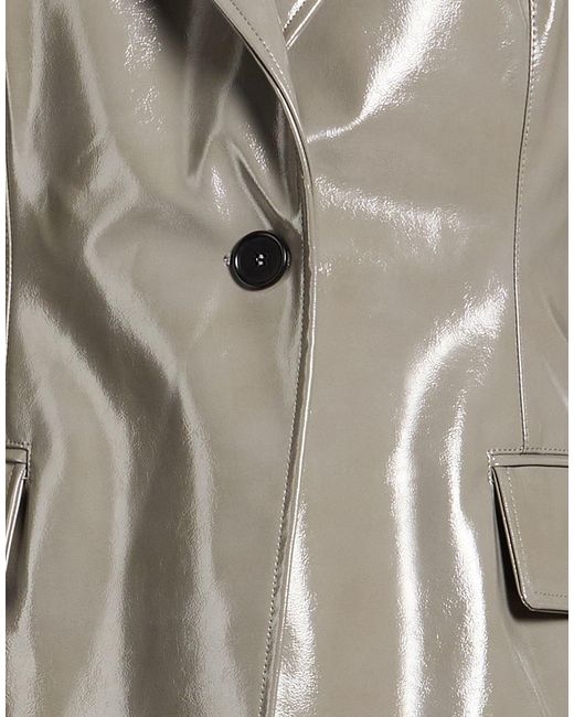 MSGM Brown Blazer Polyester