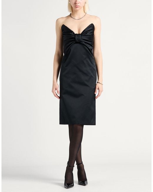 N°21 Black Midi Dress Polyester
