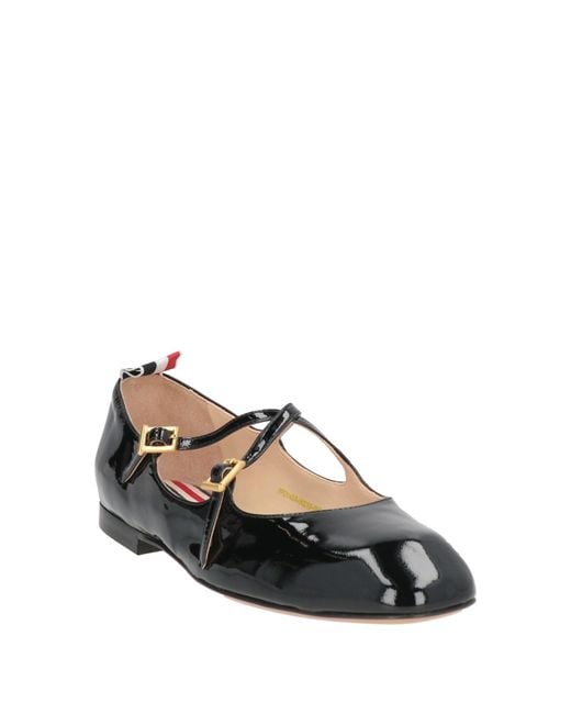 Thom Browne Black Ballet Flats