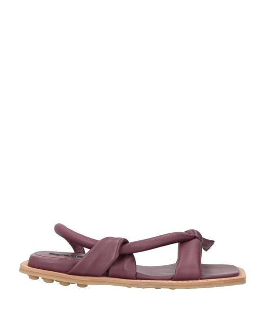 Malloni Pink Sandals Leather