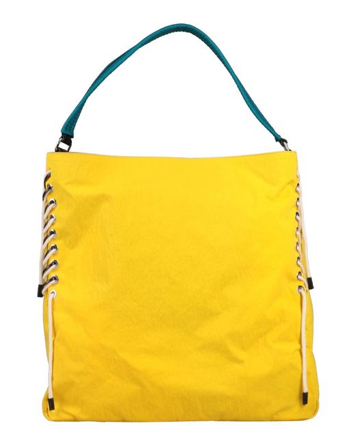 Hogan Yellow Handbag