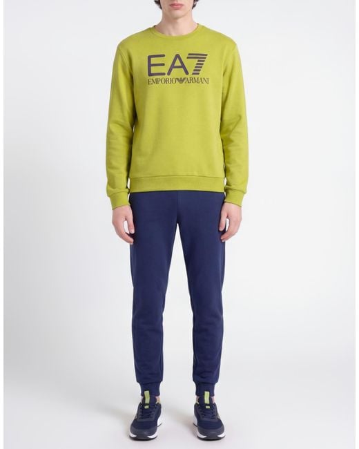 EA7 Yellow Sweatshirt for men