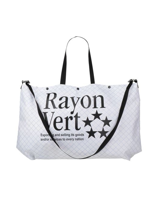 Rayon Vert W3W White Handbag Polyester