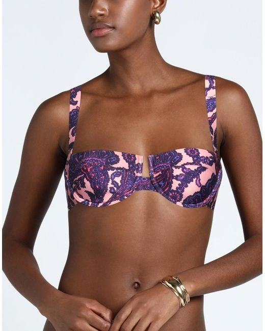 Zimmermann Purple Bikini Top