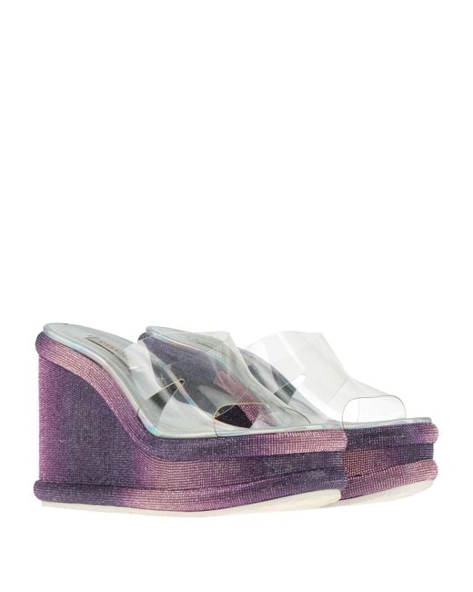 Casadei Purple Sandals