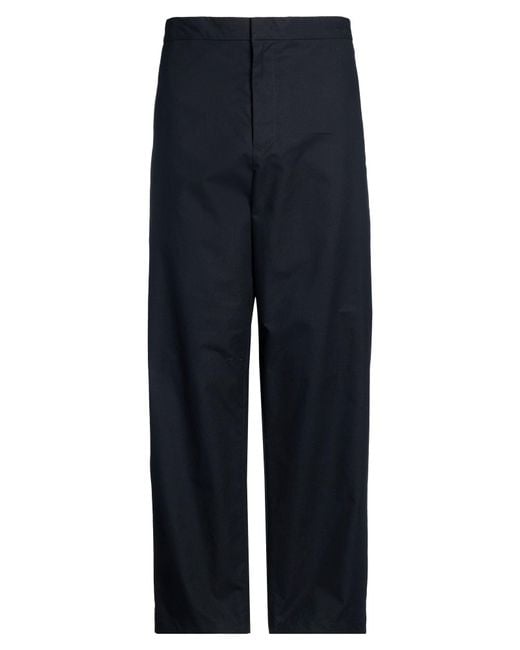 Jil Sander Blue Midnight Pants Cotton for men